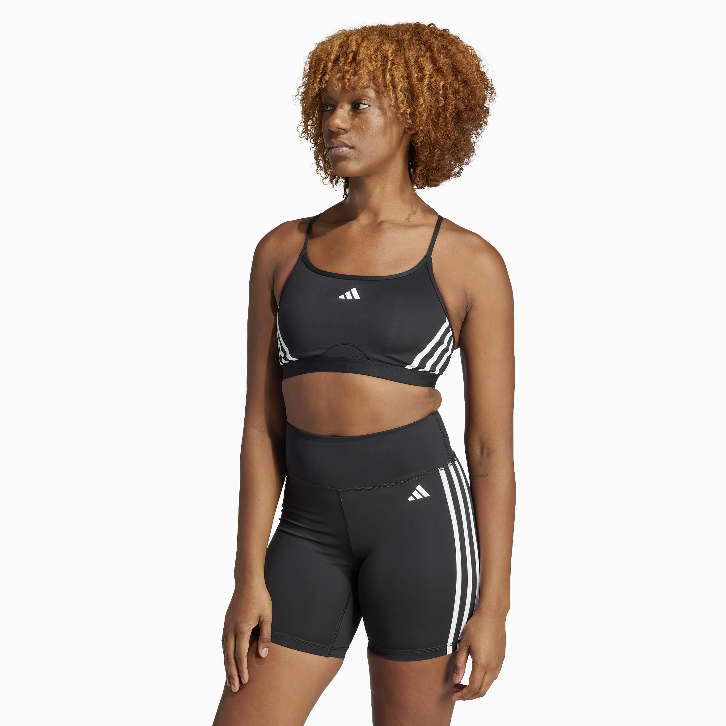 Adidas Mujer AeroReact Training 3Stripes Bra