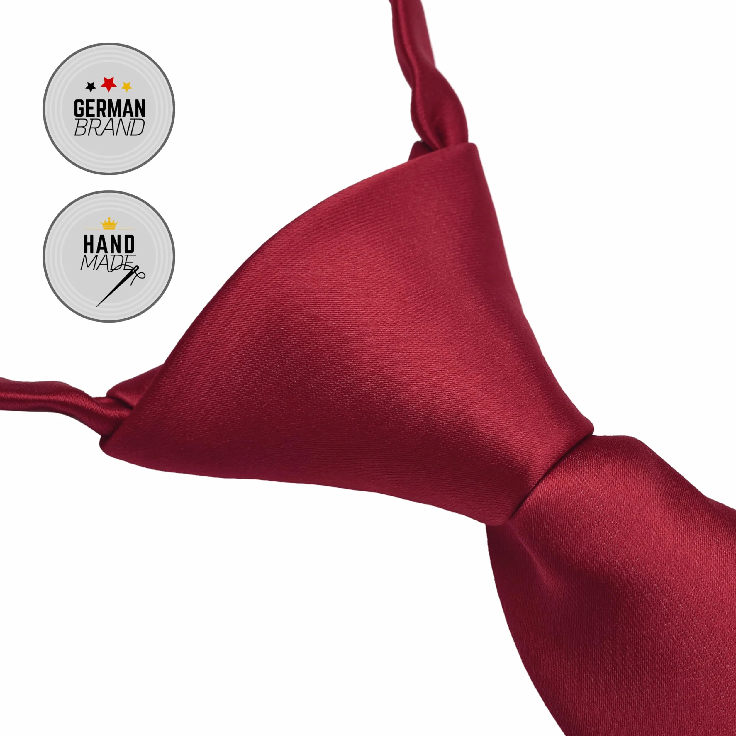 DonDon Corbata niño preatada y ajustable con clip 3 longitudes