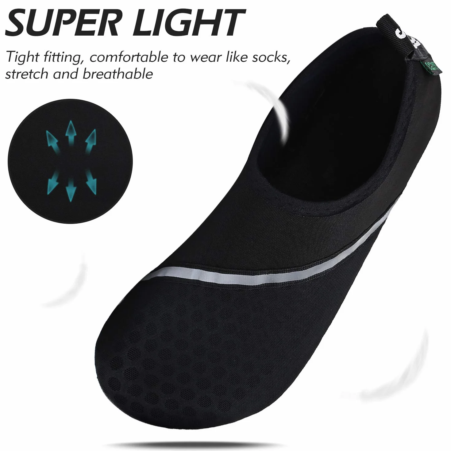 SAGUARO Zapatos de Agua Hombre Mujer Escarpines Secado Rápido Calcetines Natación Calzado Surf Acuáticos Deporte
