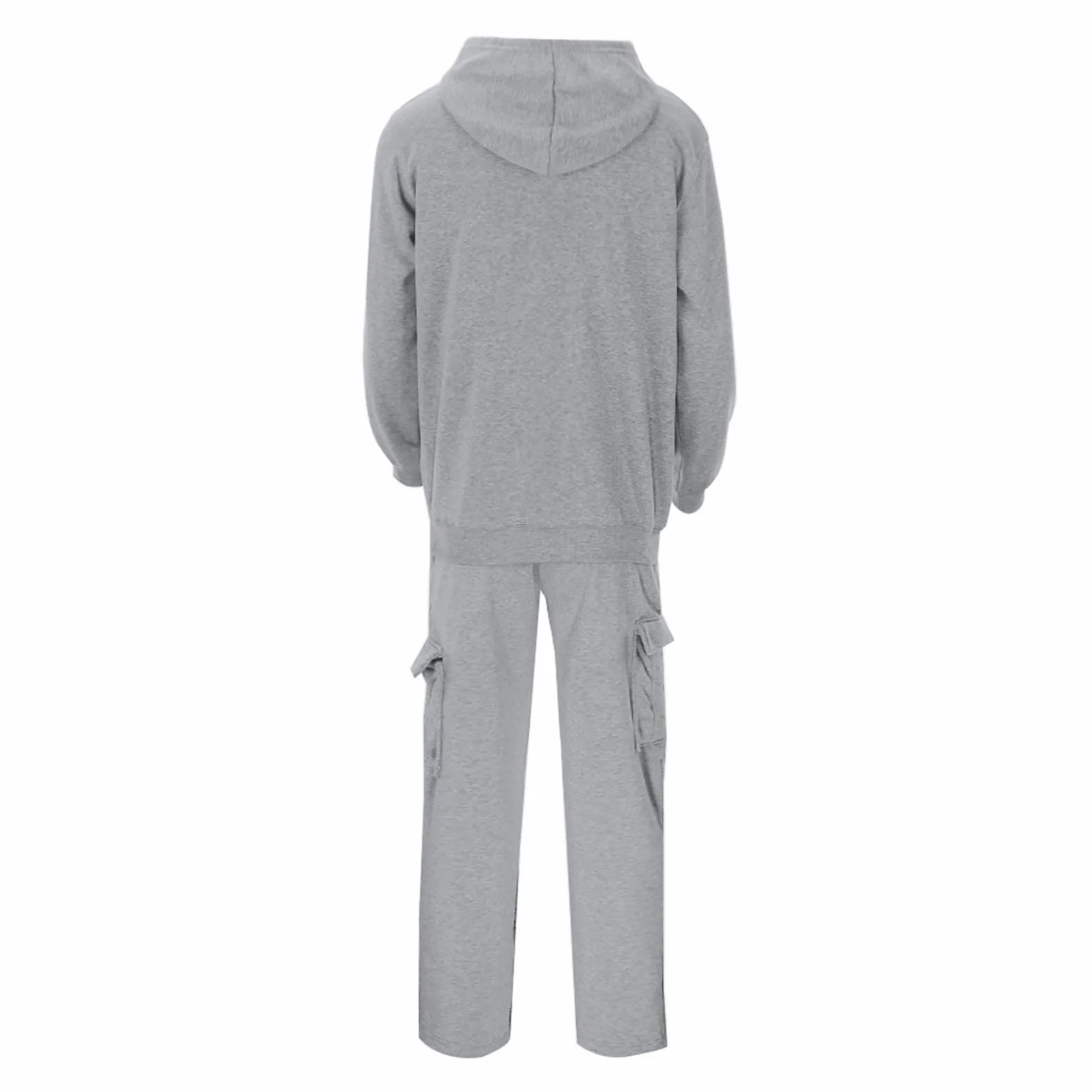 Chándal para hombre 2 piezas sudadera con capucha y pantalones algodón aireado Y2K