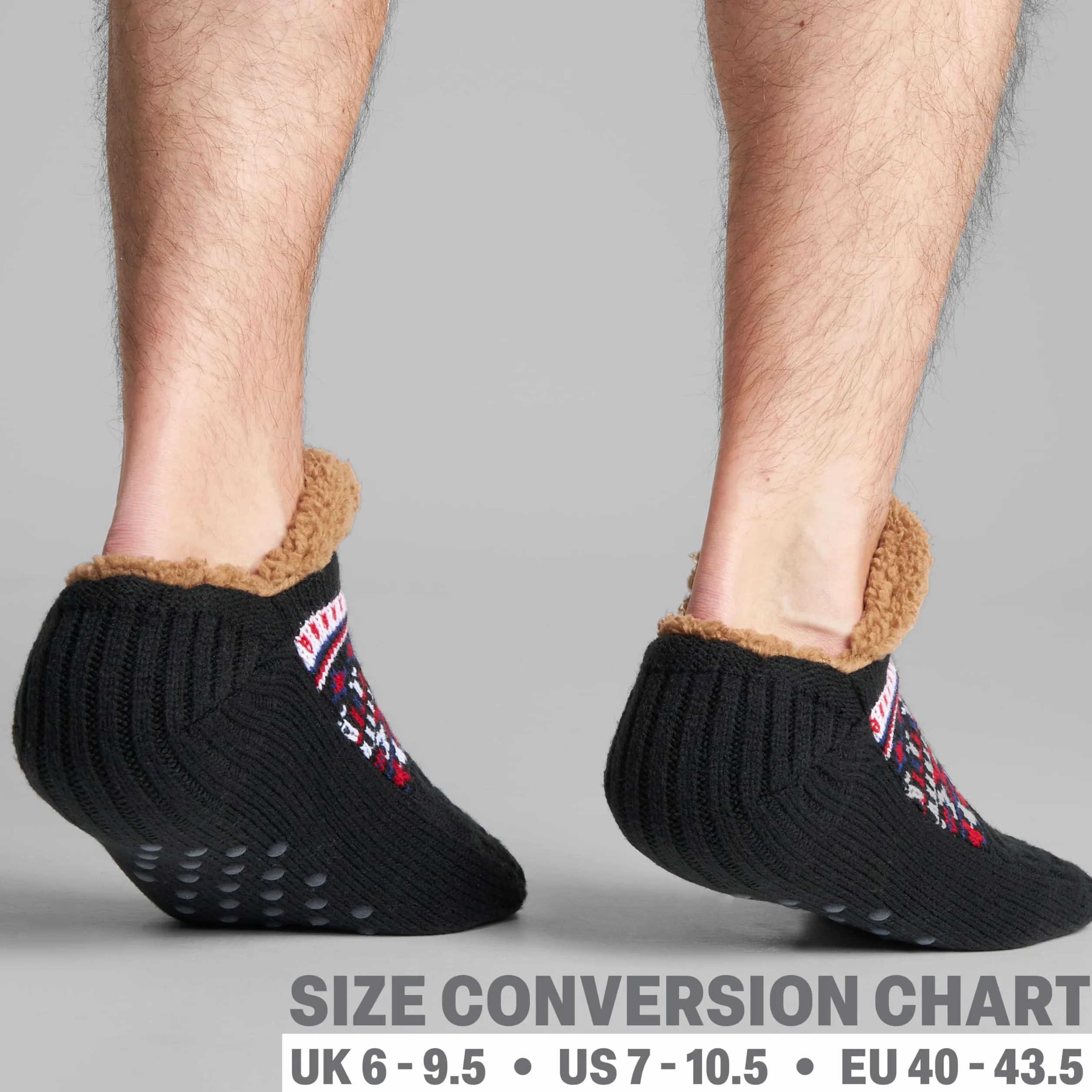 Calcetines Hombre Invierno Antideslizantes Forro Suave Regalo Hombre Adolescente