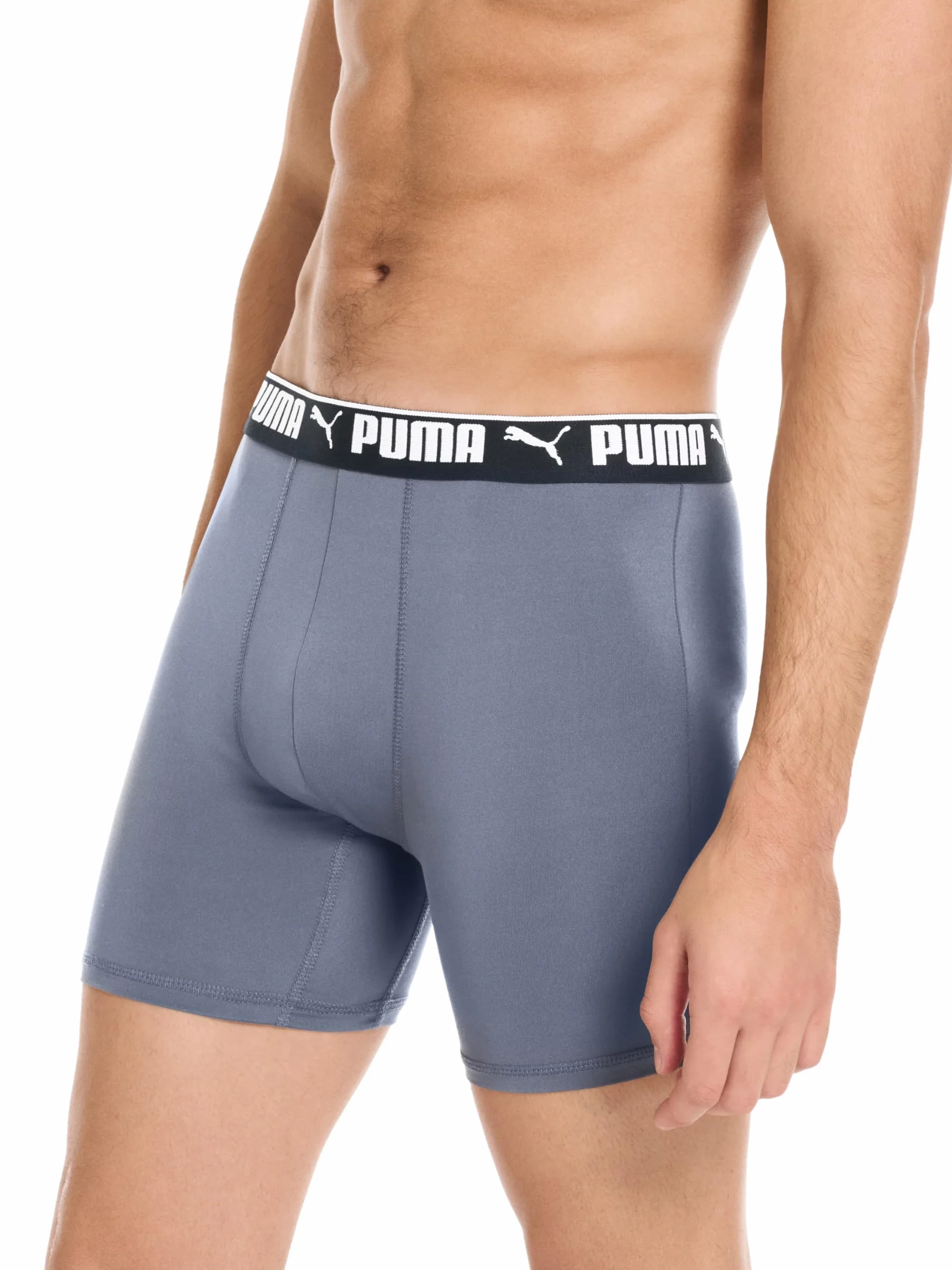 Puma Boxer Briefs Hombre Pack 4 Active Stretch Ropa Interior