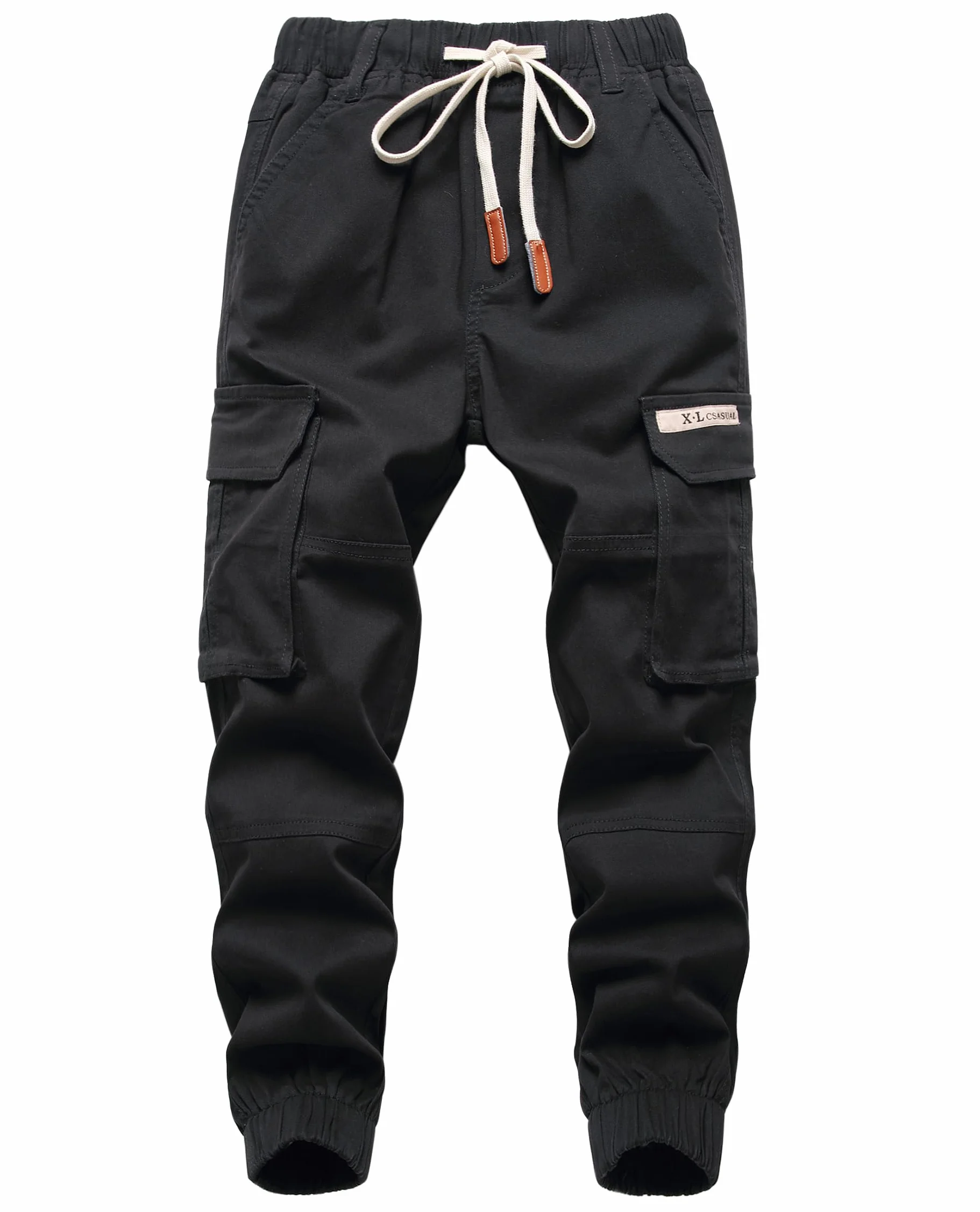 Pantalones Cargo para Niños YoungSoul con Cintura Elástica Jogger Casual