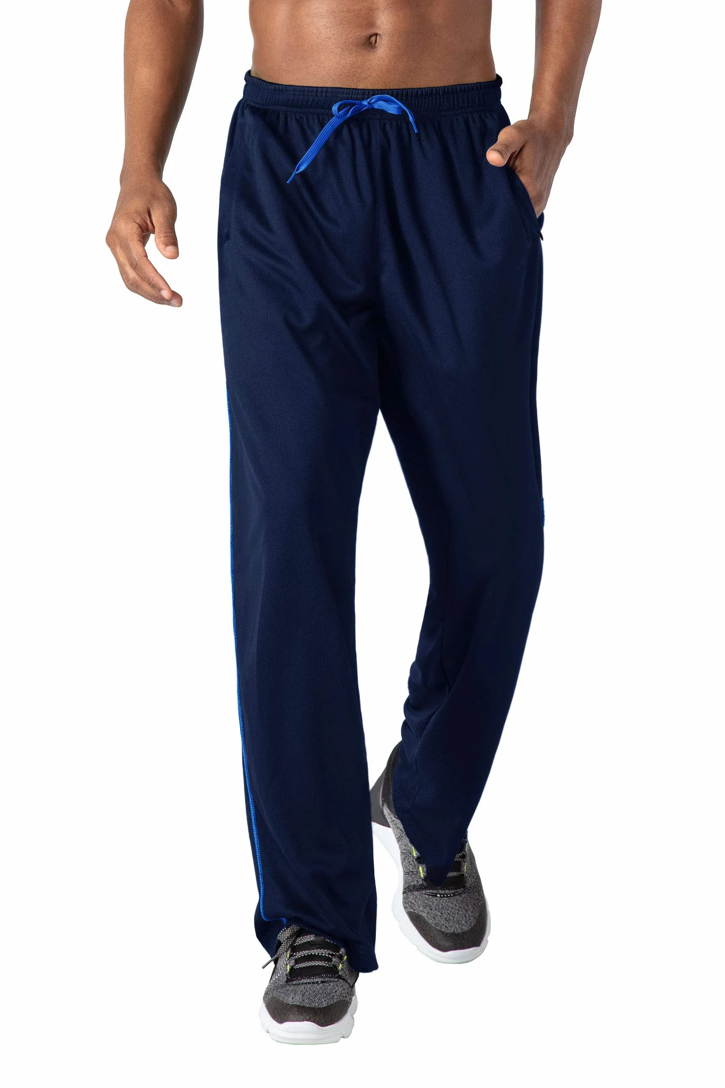 Pantalones de Senderismo para Hombre Transpirables Ligeros Bolsillos Cremallera