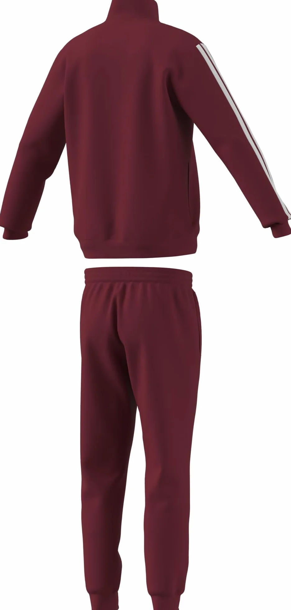 adidas SPORTSWEAR BASIC 3 STRIPES FLEECE TRACKSUIT