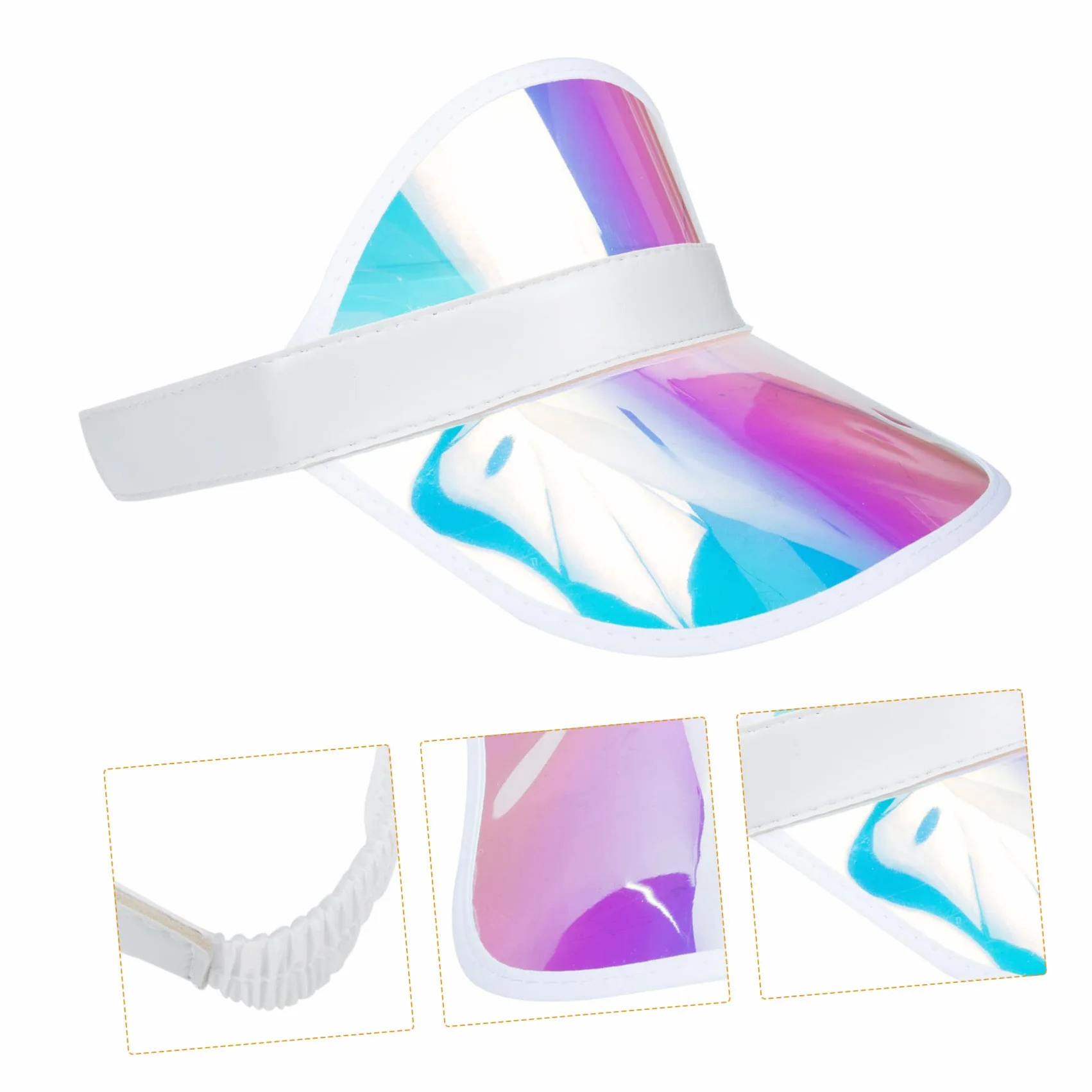 Viseras para el Sol de ala Ancha para Niñas minkissy Sombreros de Viaje de Neón