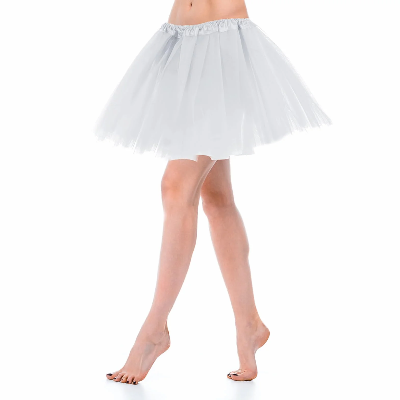 Tutu para Mujer Falda de Tul 3 Capas con Estrellas de Lentejuelas Adulto Adolescente Retro 80s Fiesta Halloween Carnaval Disfraz