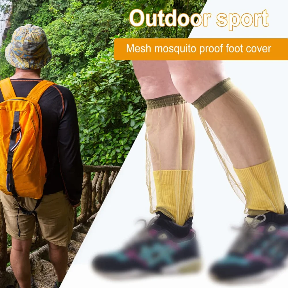 BEALIFE Calcetines de Senderismo Antimosquitos Cubierta de Pierna Antiinsectos Protección Unisex