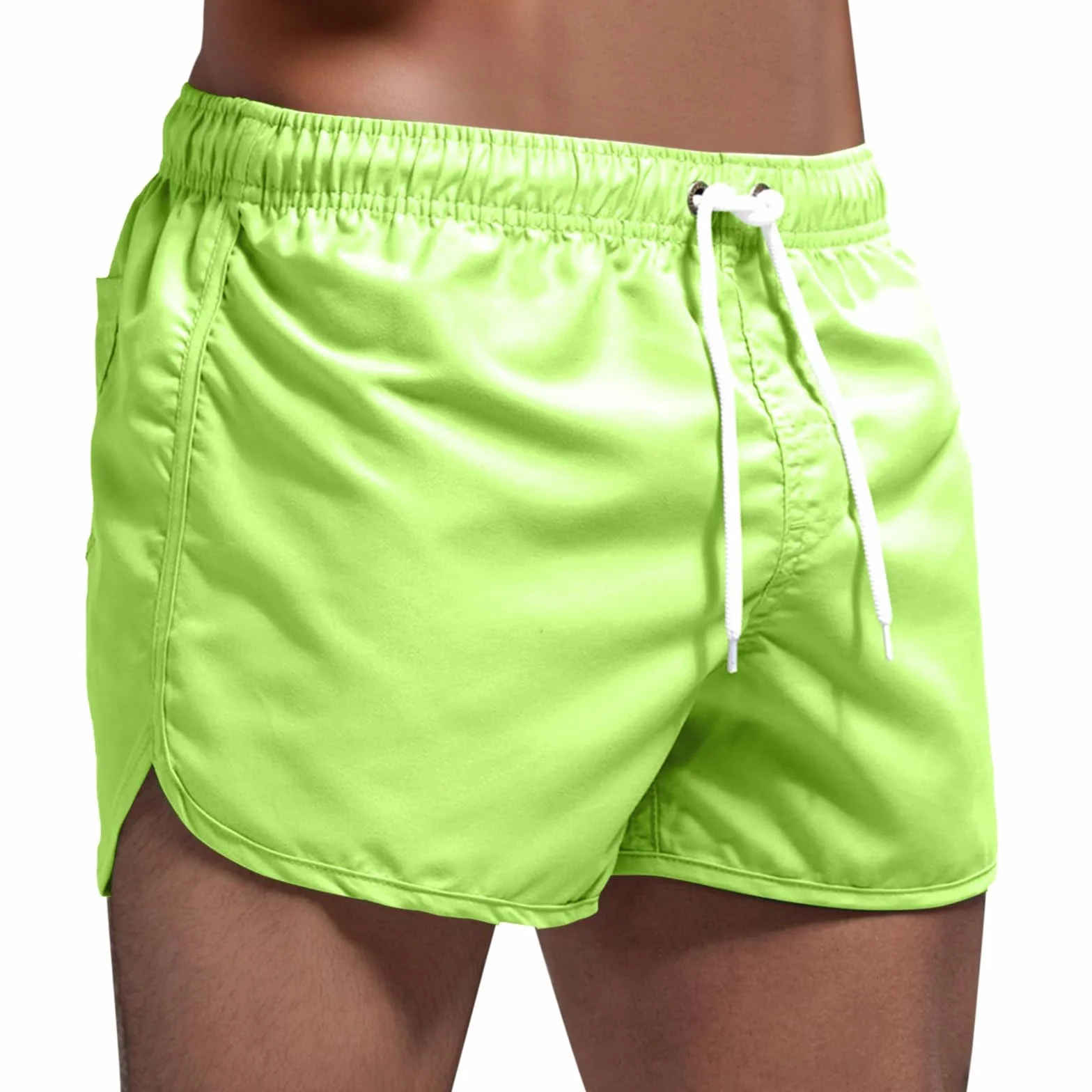 Bañadores Hombre Cortos Impermeable Secado Rápido con Cordón Ajustable Playa Deportes