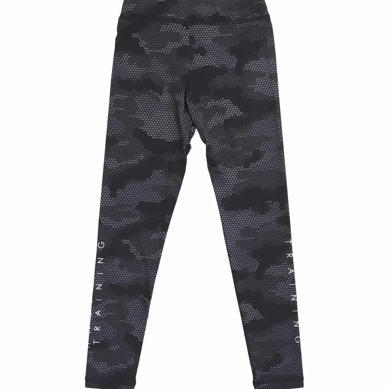 Hardcore Training Hexagon Camo Compression Pants Kids Pantalones de Compresión Niño Leggings BJJ Fitness MMA Gimnasio Workout Ropa Deportiva