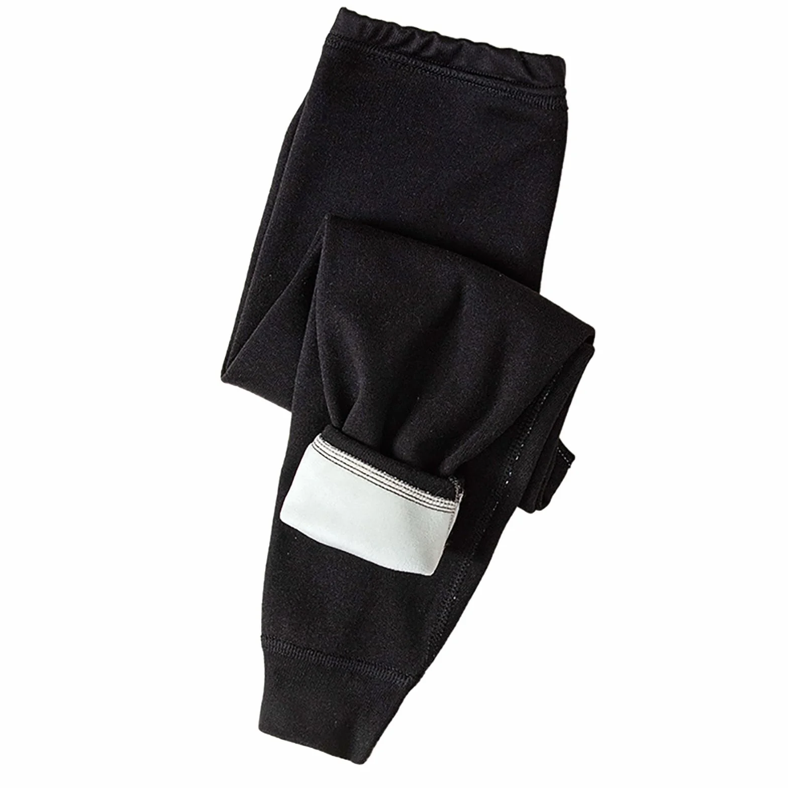 Pantalones térmicos softshell para niños, forrados, cintura elástica, invierno