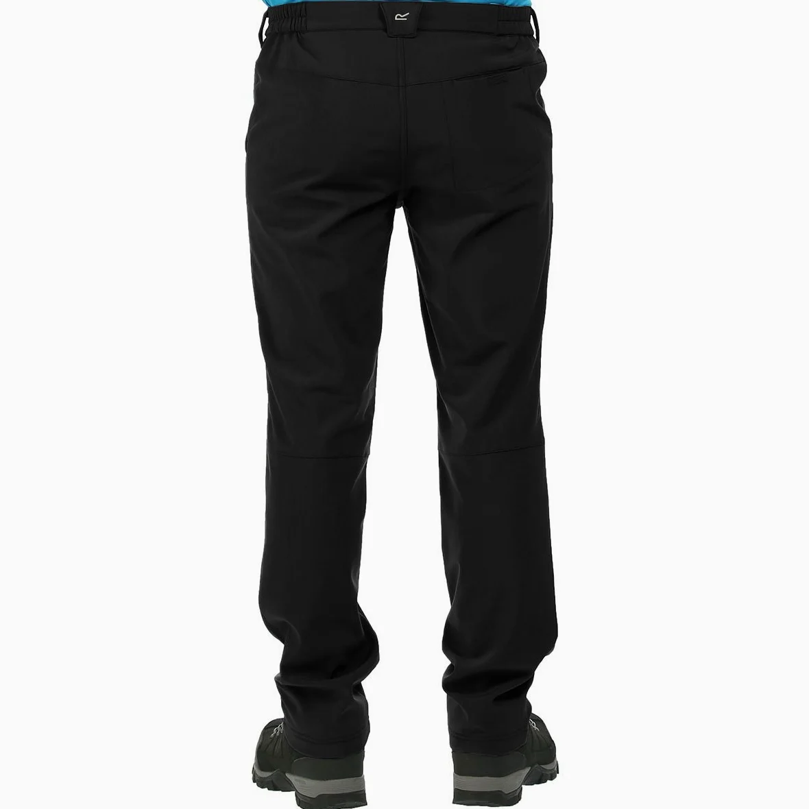 Regatta Fenton Pantalón Tejido Softshell Impermeable Trousers, Hombre, Black, 34"
