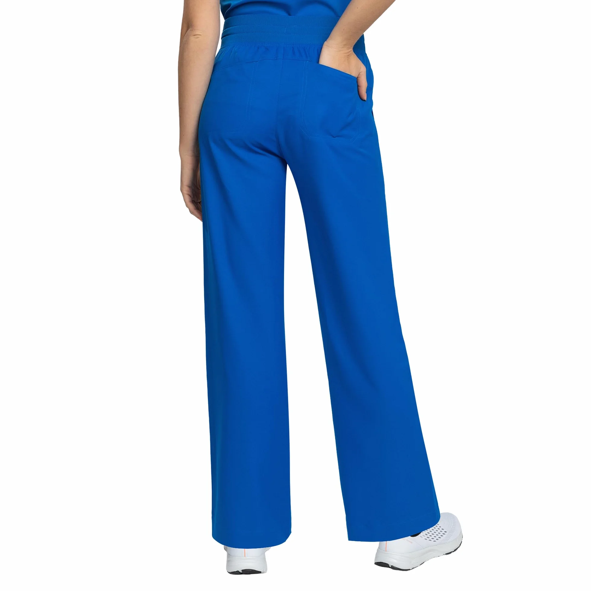 B-well Aurelia Pantalones médicos rectos antimicrobianos antiolores 6 bolsillos cintura ajustable