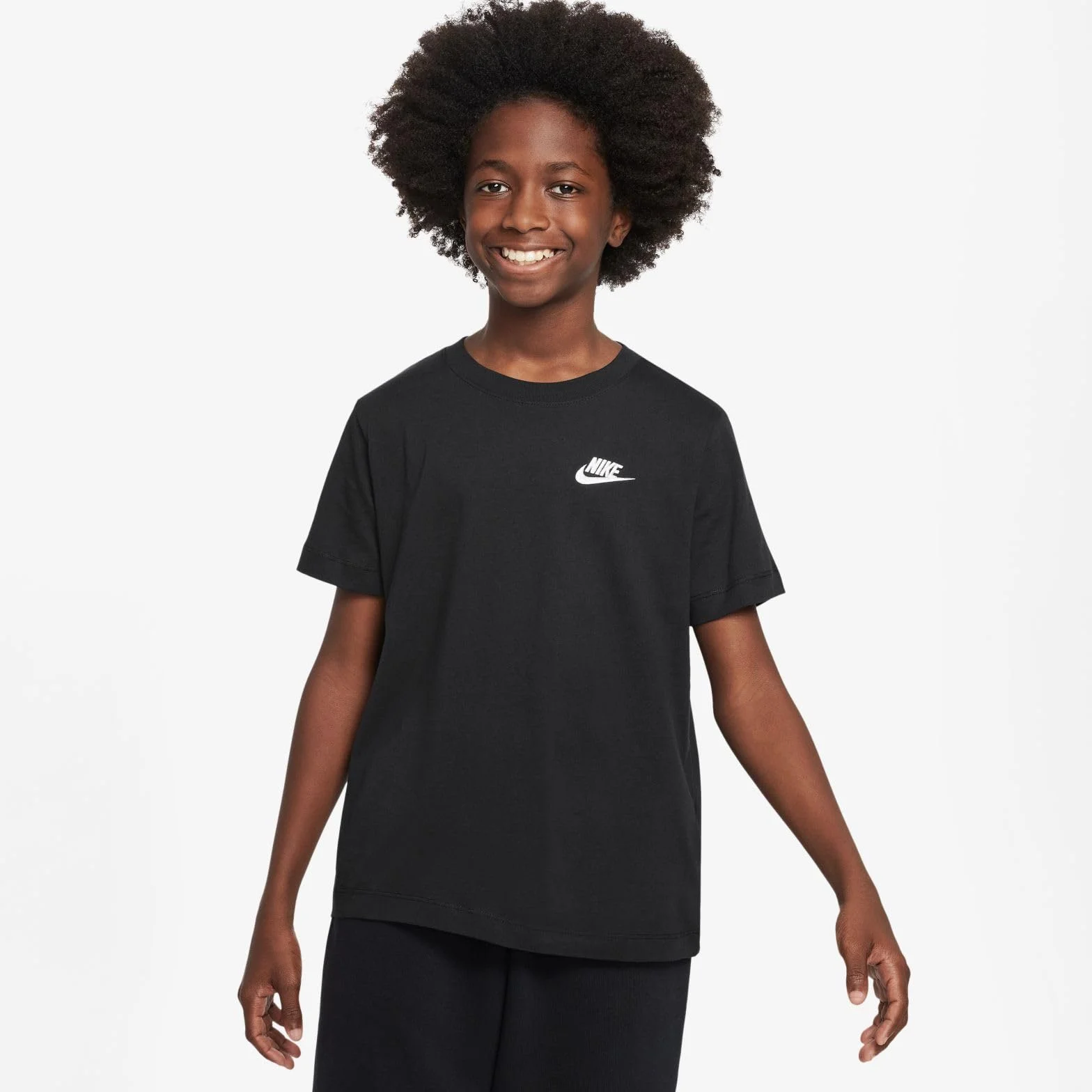 Nike K NSW tee Emb Futura Lbr Camisa Unisex niños (Pack de 1)