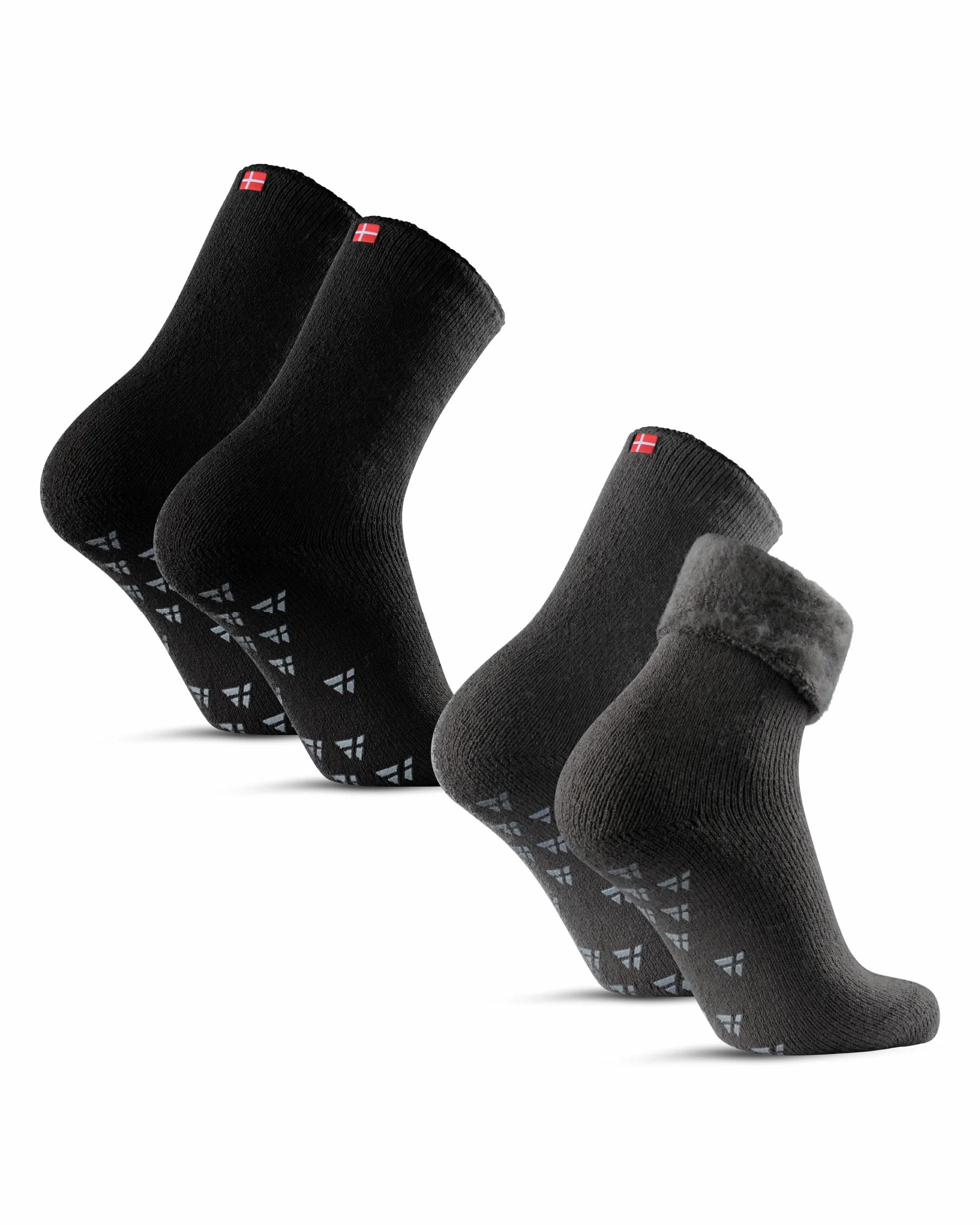 DANISH ENDURANCE Calcetines Térmicos Antideslizantes 2 Pack