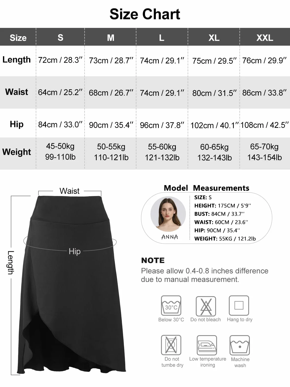 Bezioner Falda Pantalon Mujer Midi Deportiva Larga Padel Tenis Golf con Pantalones Cortos Bolsillos