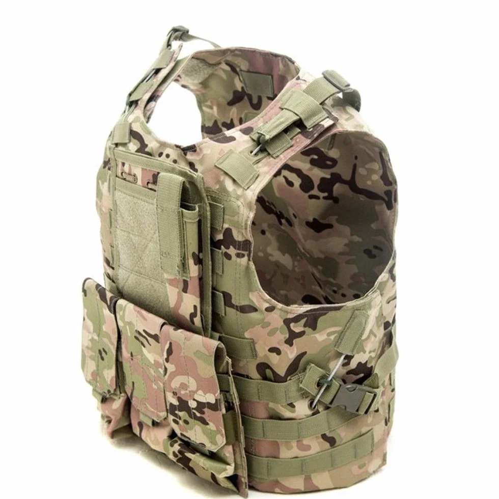 Chaleco Táctico Multifuncional de Caza y Combate Camuflaje