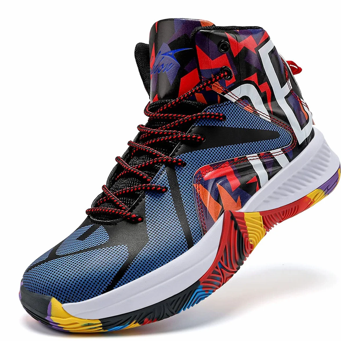 Zapatillas de baloncesto para niños niñas cómodas camuflaje 34 EU