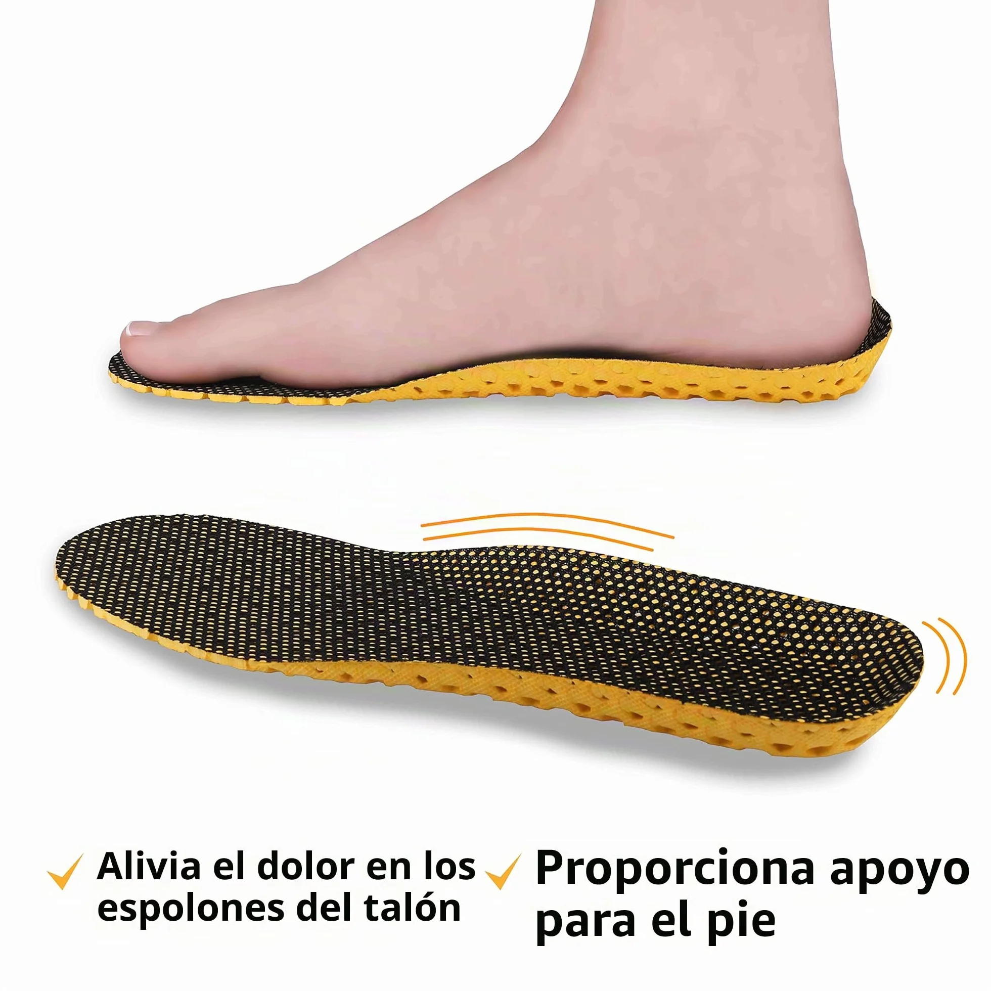 SULPO Plantillas Deportivas Amortiguación Adicional 3 Pares Talla 41-46