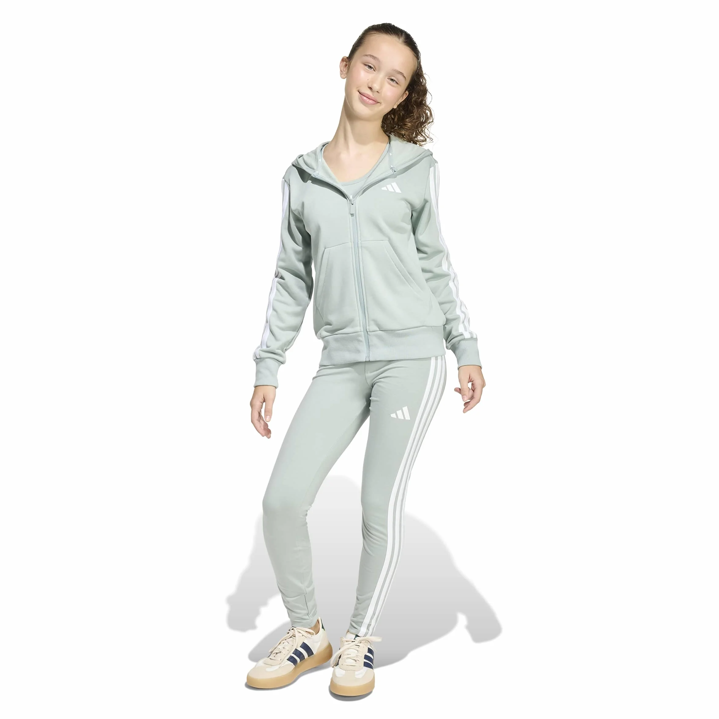 Adidas Essentials Chaqueta Deportiva con Capucha y Cremallera