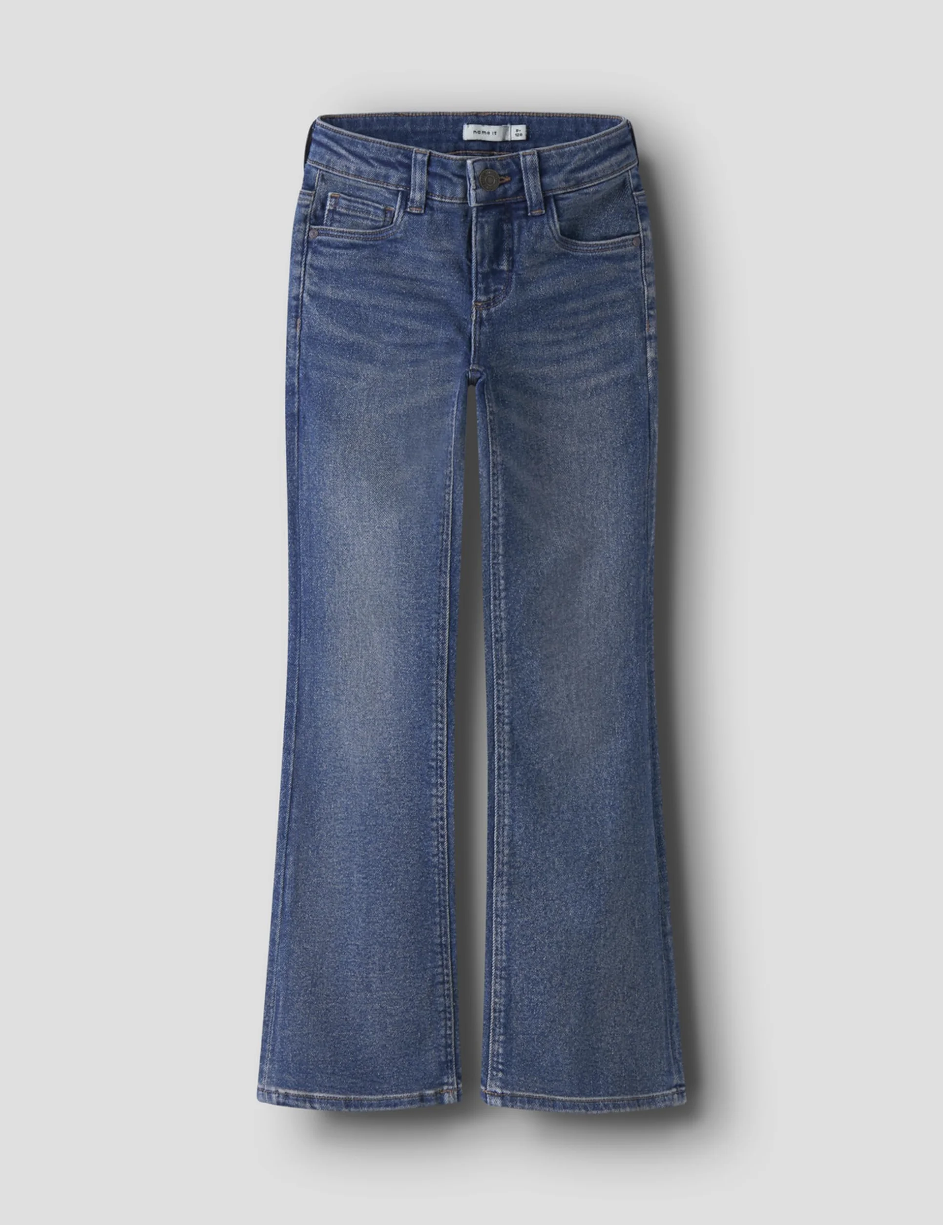NAME IT Nkfpolly LW Boot Jeans 2340-Sm para Niñas