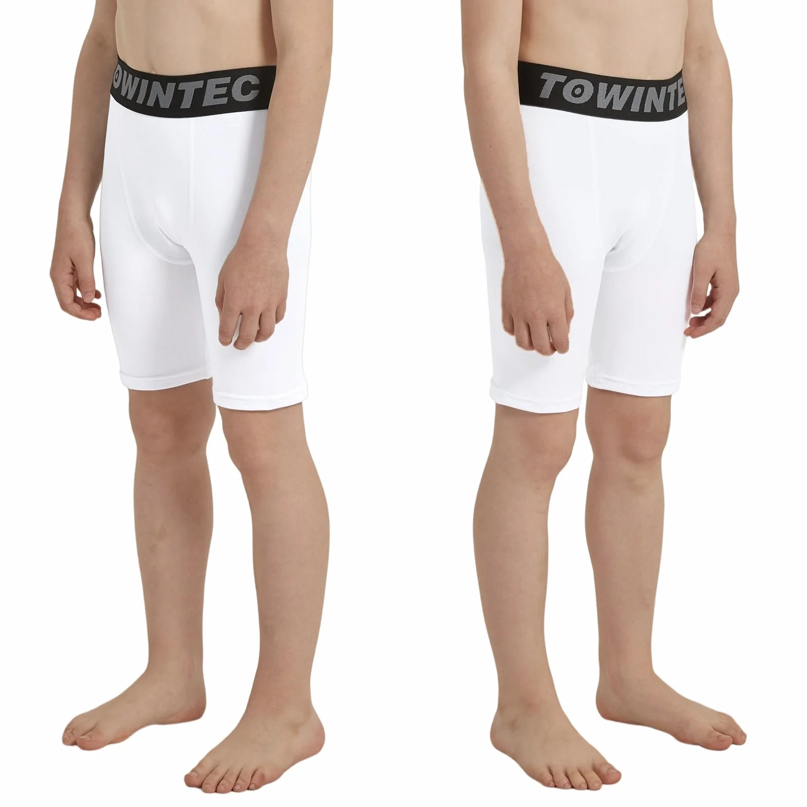 Pantalones Cortos de Compresión para Niños Transpirable Secado rápido Deporte Ropa Interior