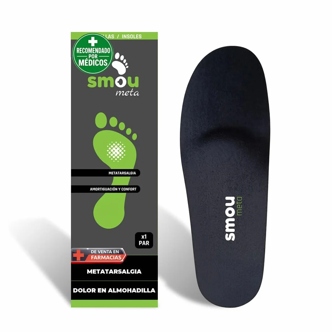 Plantillas Metatarsalgia SMOU Meta para Neuroma de Morton Dolor Metatarsal Almohadillas Metatarsianas Memory Foam Amortiguación Hombre Mujer