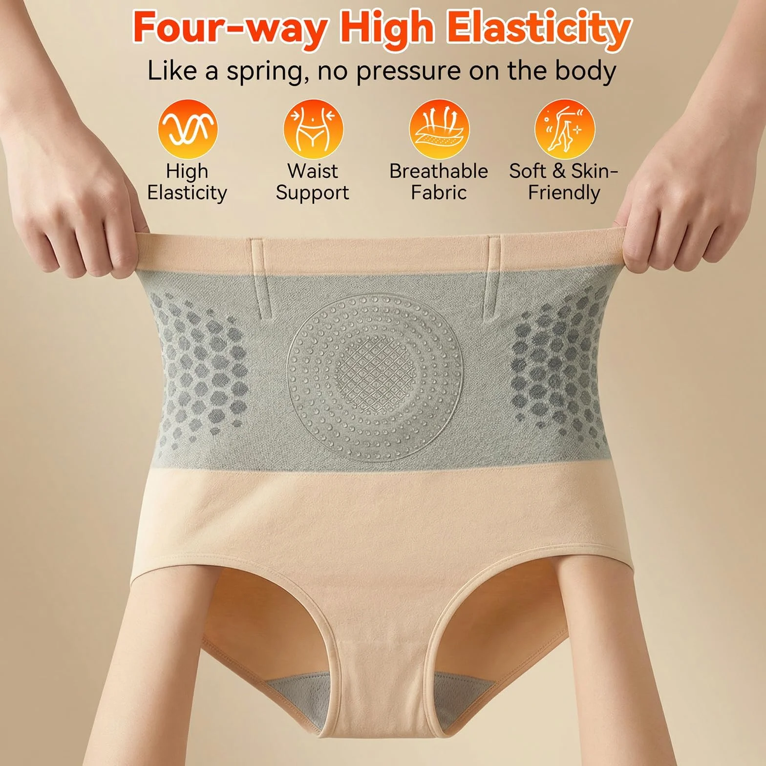 Pantalones Cortos Termogénicos Moldeadores Cintura Alta para Mujer Faja