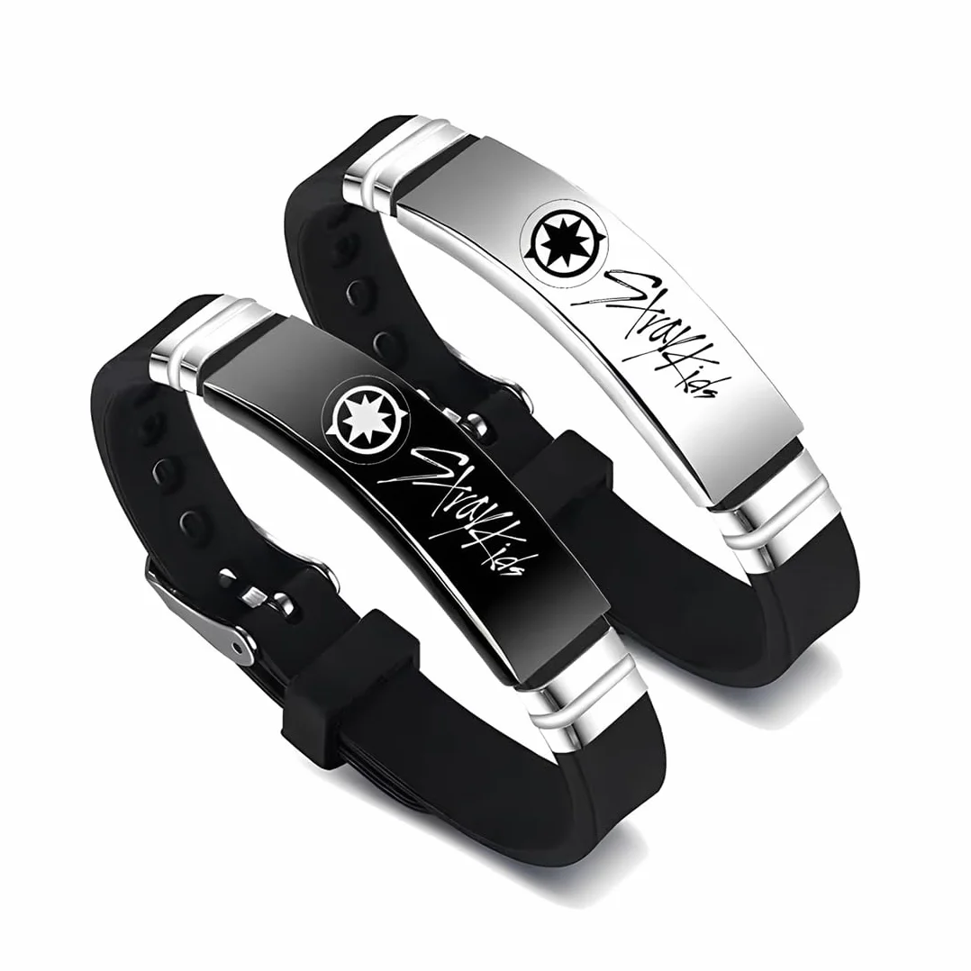 Stray Kids Pulsera Ajustable Merch 2 Piezas