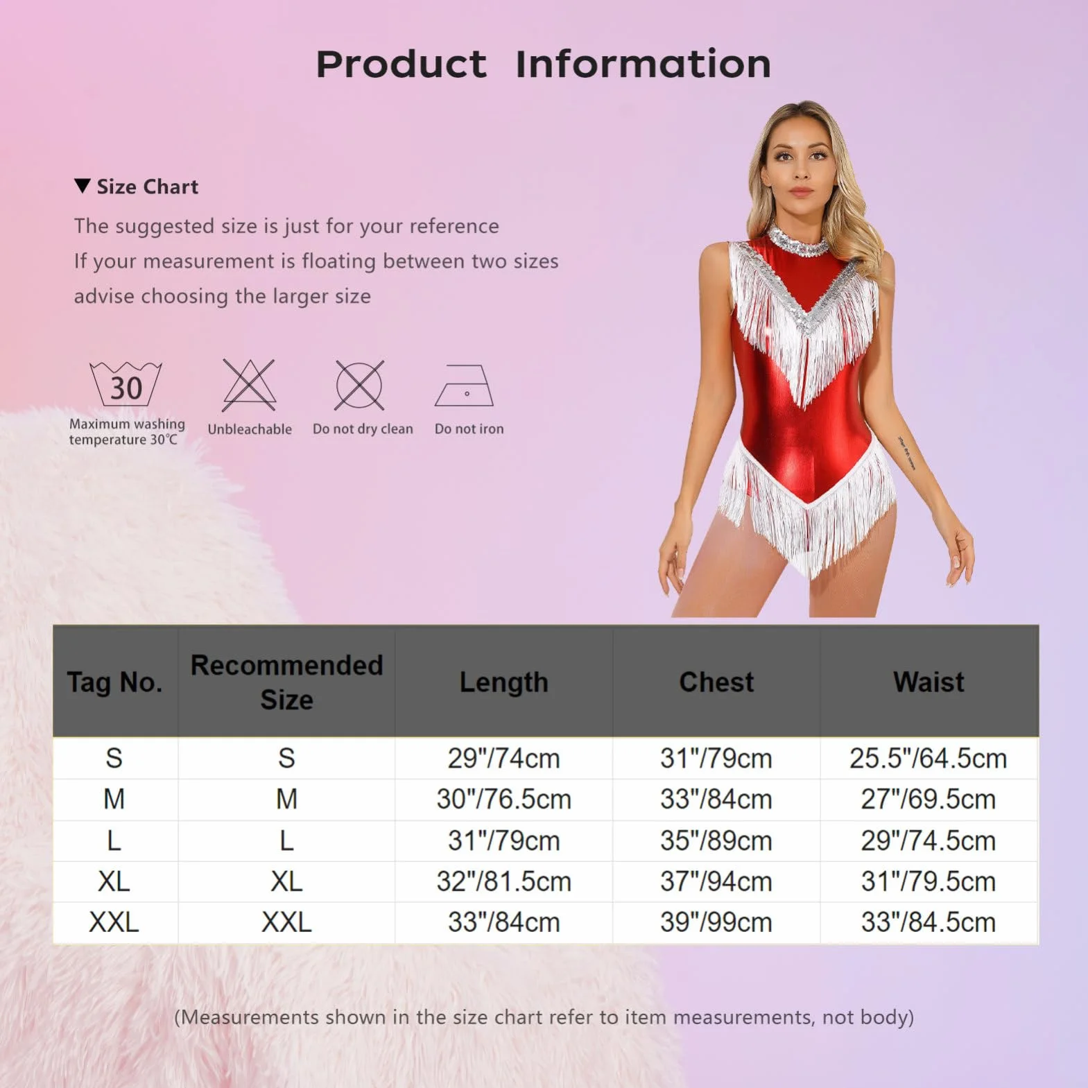 iEFiEL Maillot Brillante de Baile Latino con Flecos para Mujer Patinaje sin Mangas Leotardos Danza Salsa Tango Jazz Rumba