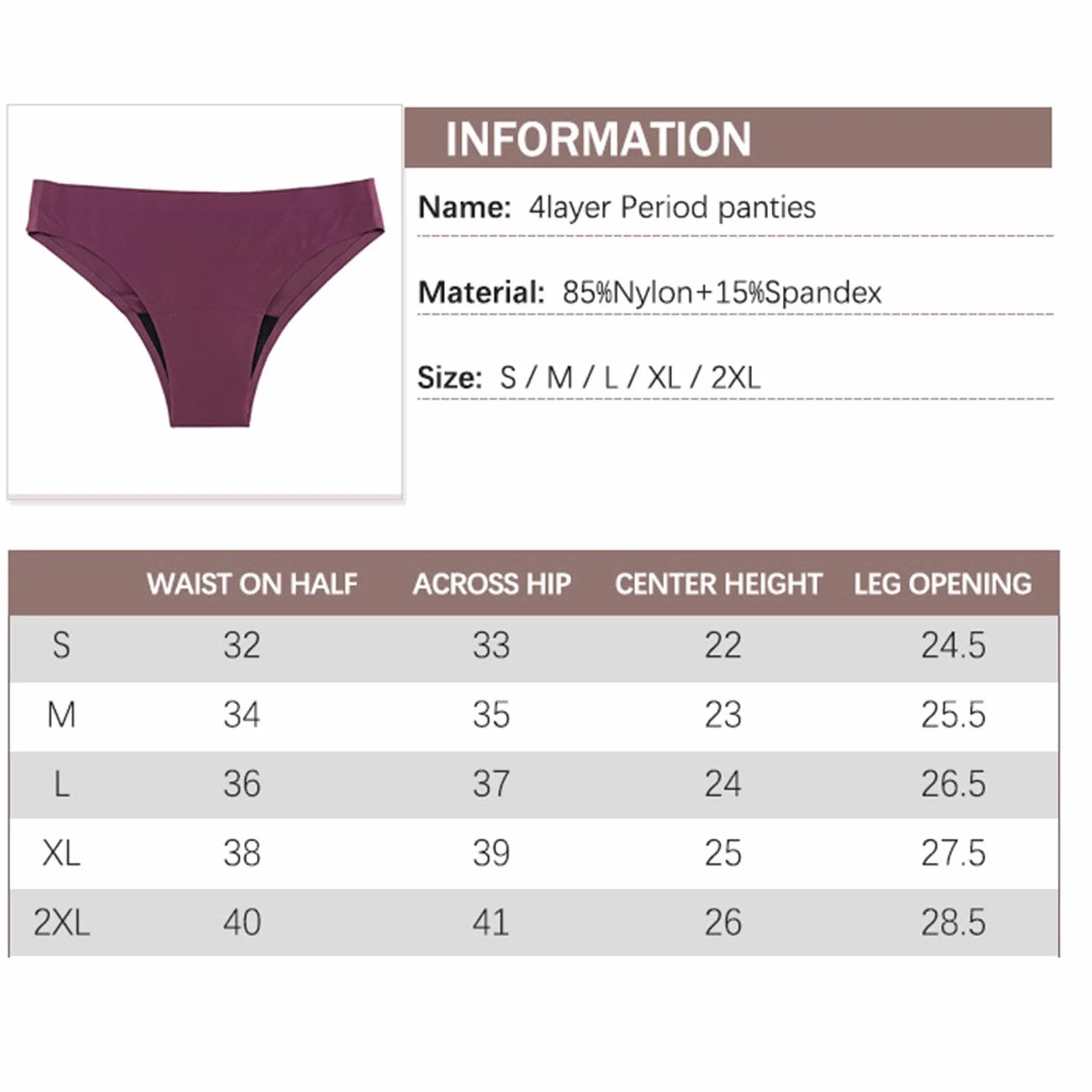 Bañador Menstrual Niña Adolescentes Bikini a Prueba de Fugas Cómodas y Suaves