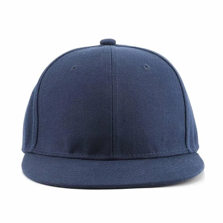 Boolavard Gorra Snapback Visera Plana Estructurada Color Liso Niños Pequeños