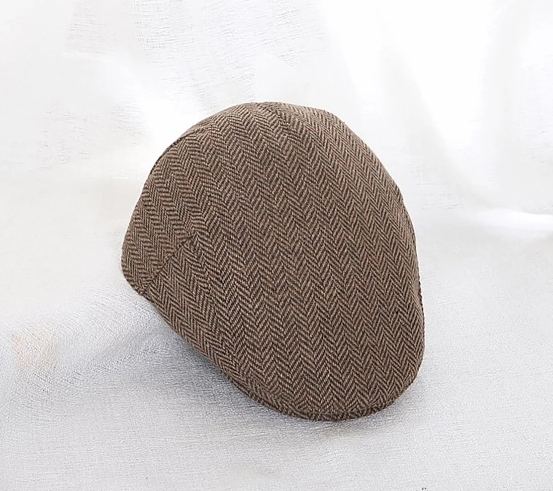 YAMEE Gorro Boina Niños Lana Mezclada Suave Transpirable Infantil Newsboy Otoño Invierno 1-10 Años