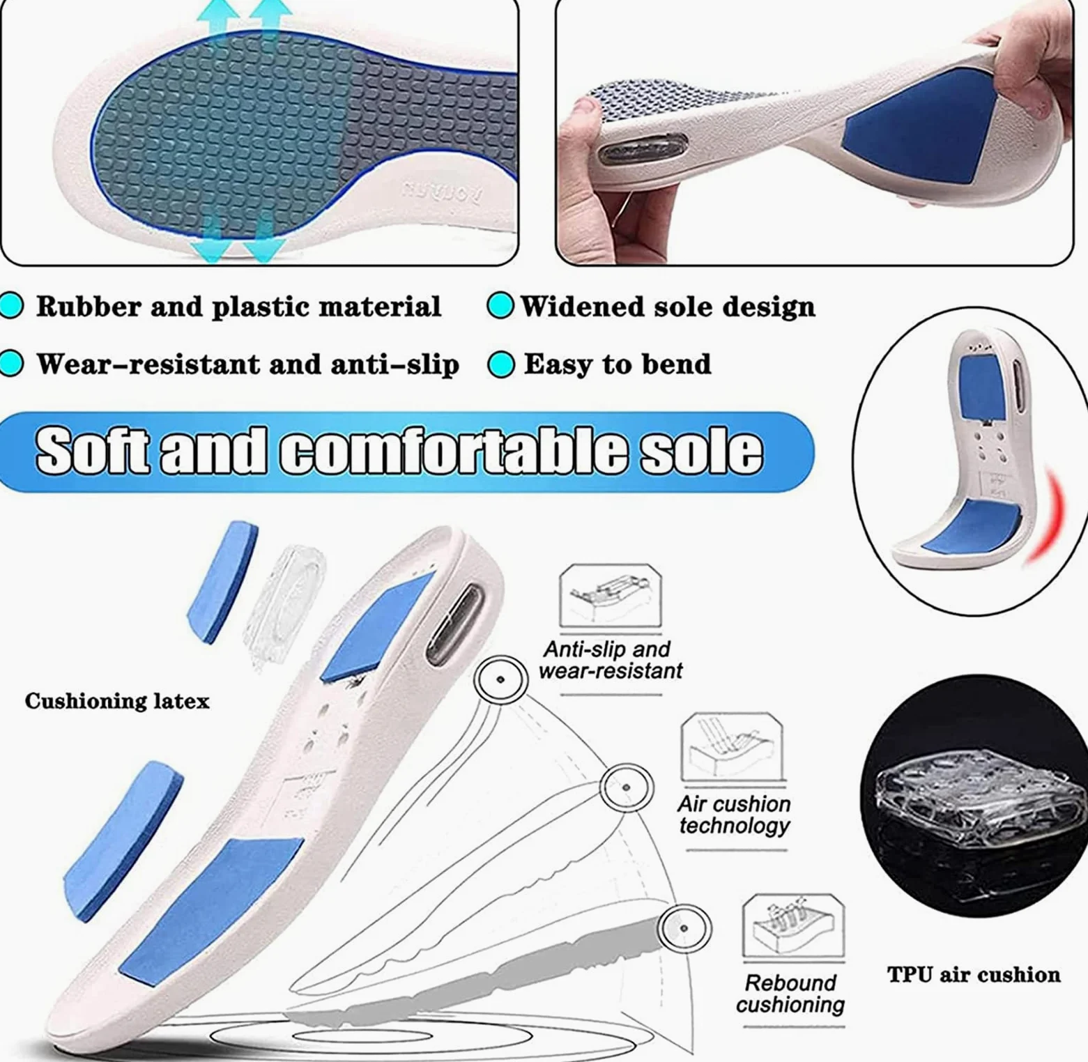 Zapatos para diabéticos para hombres con pies hinchados, pantuflas para mujeres para edema diabético fascitis plantar juanetes artritis pies hinchados
