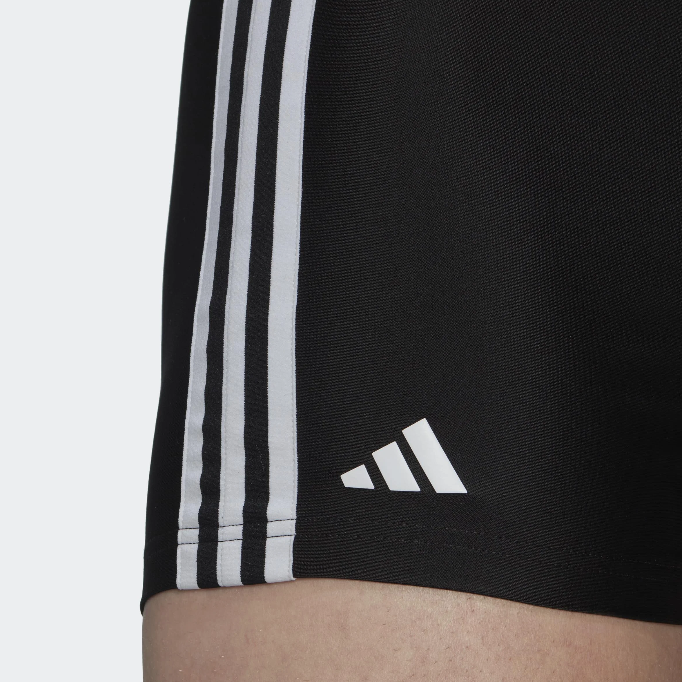 adidas Classic 3-Stripes Swim Boxers, Hombre, Multicolor Black White, 34