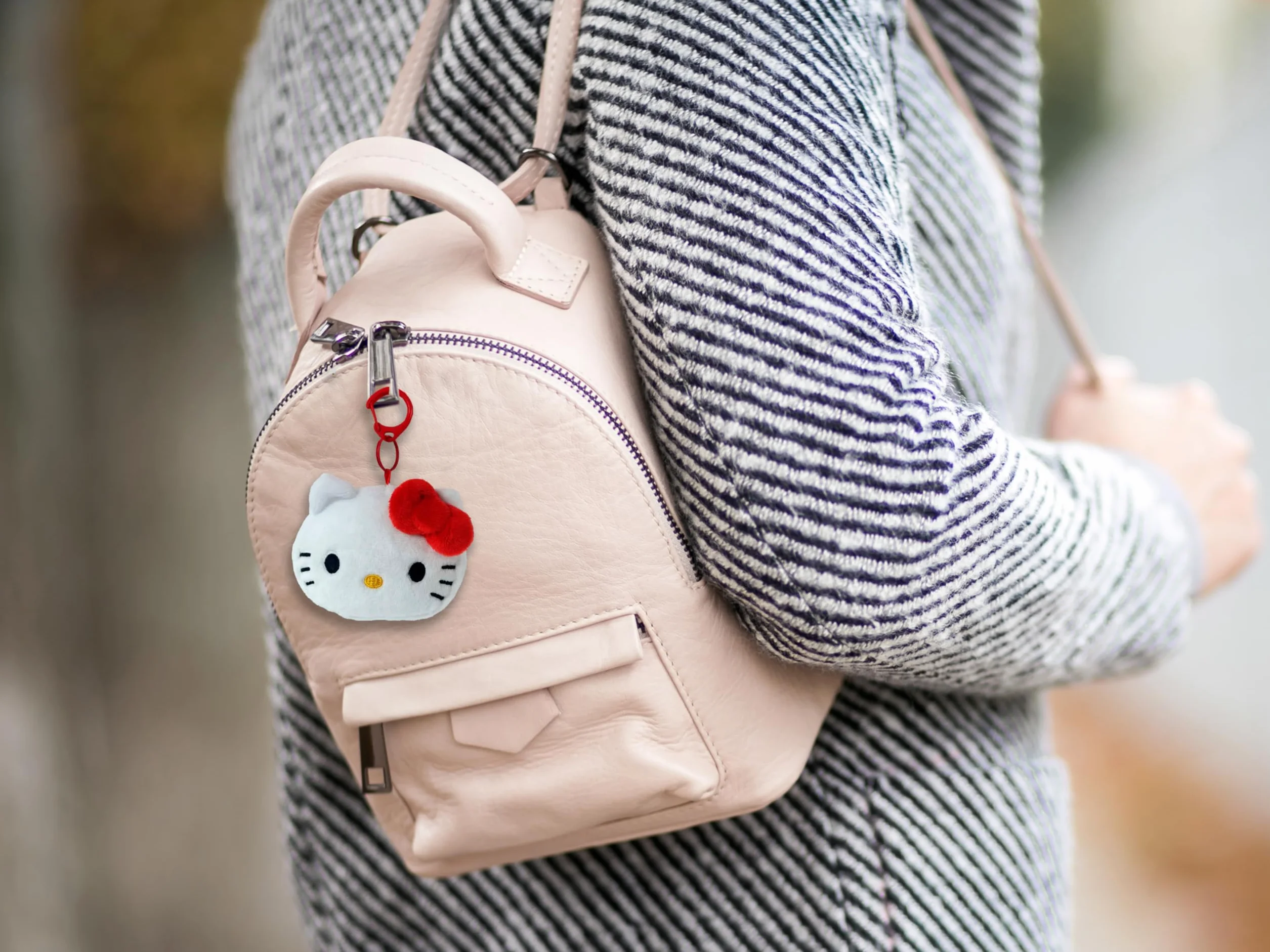 Llavero de Peluche Suave Hello Kitty, Colgante para Bolso Mochila Coche