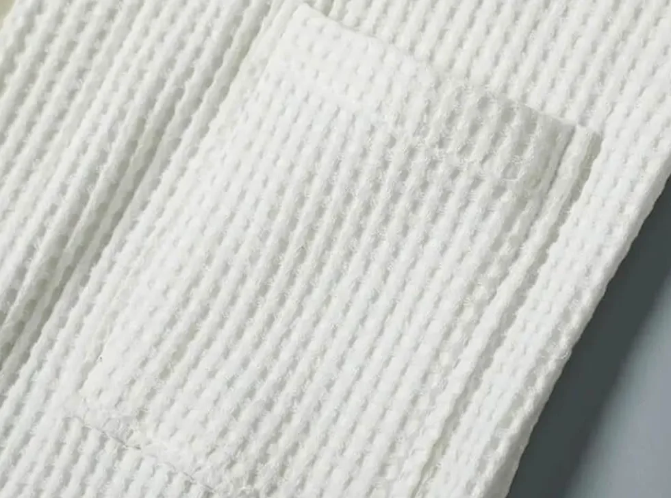 Albornoz de Hombre de Felpa para Hotel, para SPA y Piscina, de algodón, Suave, Talla Grande, Largo (Gris S)