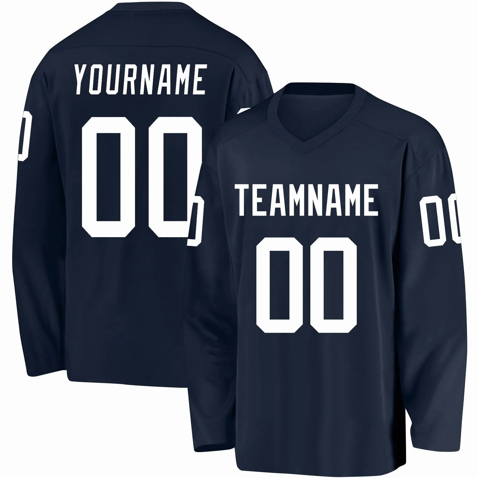 Maillot de Hockey Personalizable con Nombre y Número para Niños y Adultos