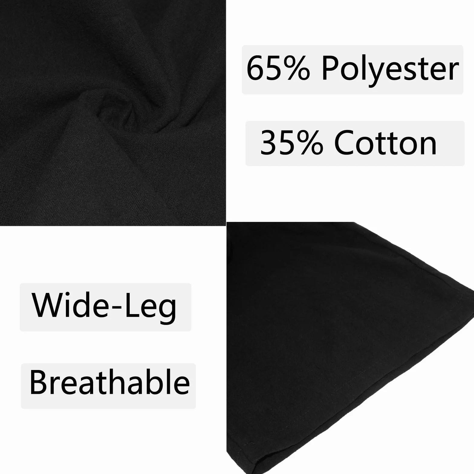 Nuofengkudu Verano Pantalones Mujer Anchos Bolsillos Cordón Ajustable Cintura Alta Ligeros Transpirables Largo Pantalon Pijama Yoga Pants
