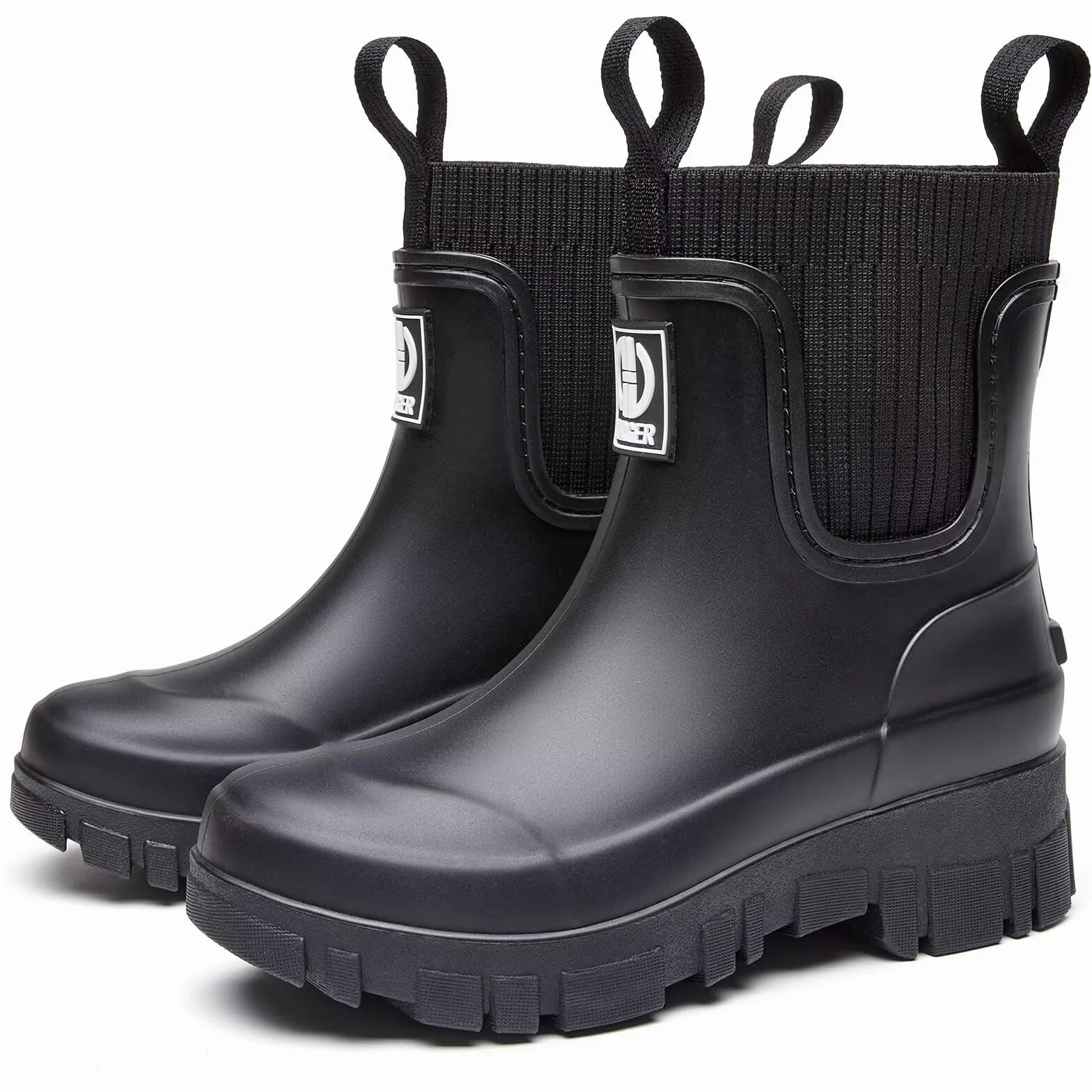Botas de Agua Mujer Chelsea Impermeable Wellington Botines de Goma