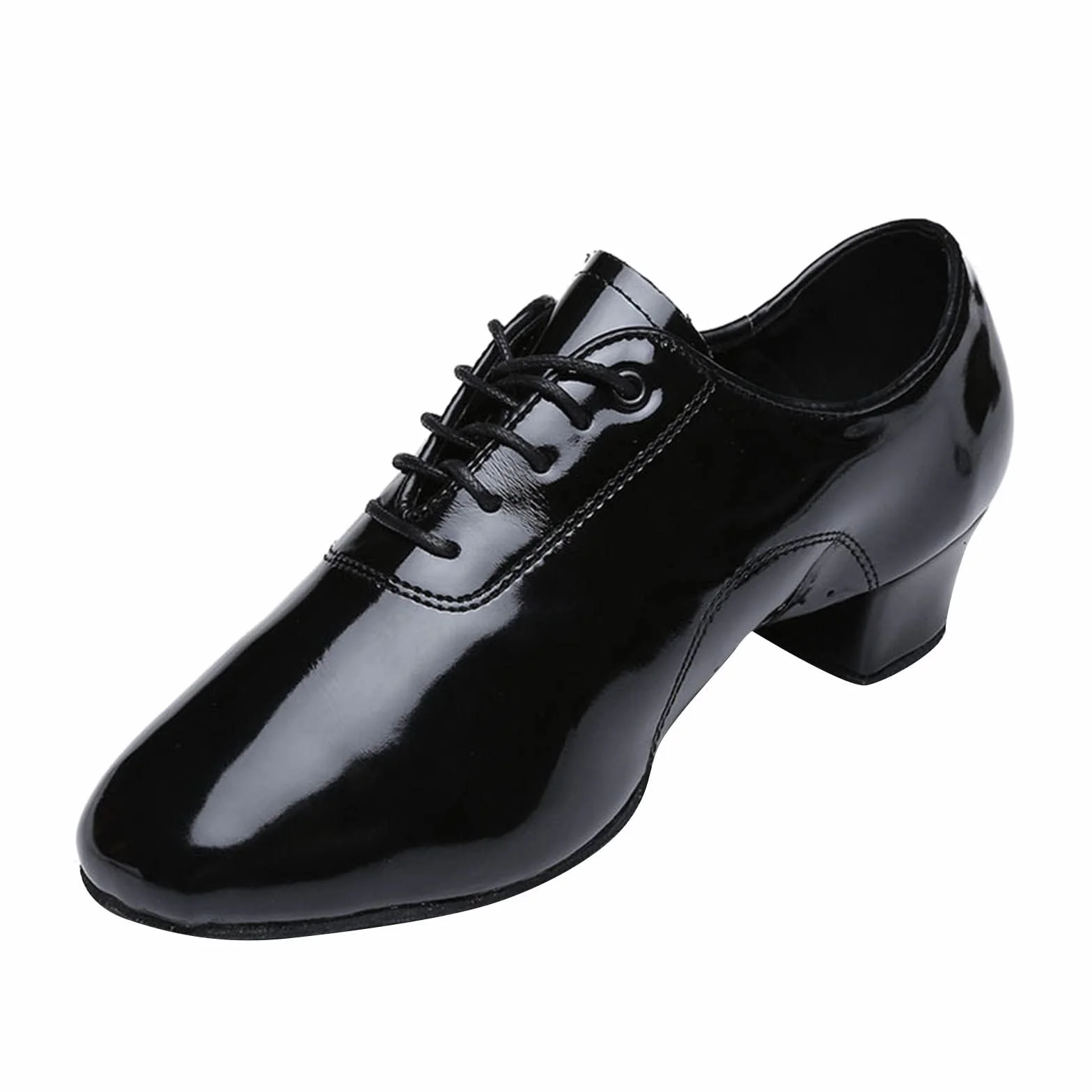 Botas de invierno para niños 27 Salón de baile latino Zapatos de cuero cordones Botines Niño 28