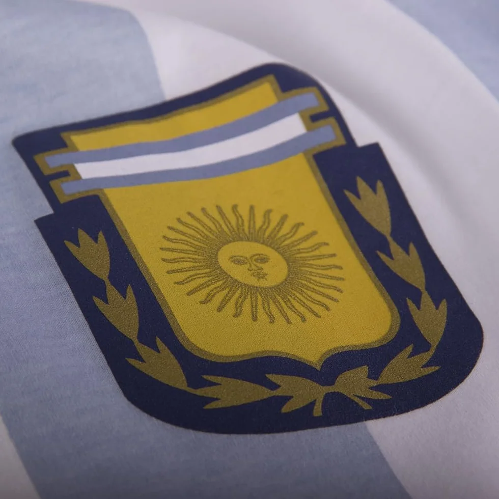 Copa Football Argentina Capitano Camiseta Hombre Blanco XS