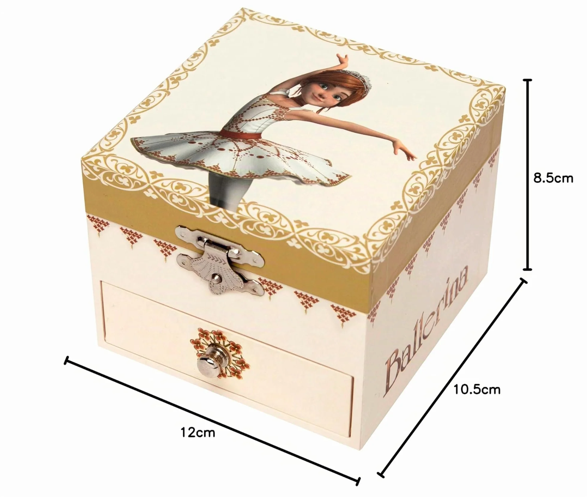 Trousselier pequeña caja de música Ballerina