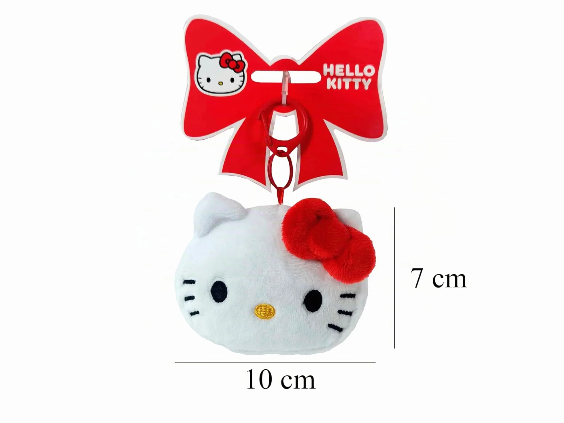 Llavero de Peluche Suave Hello Kitty, Colgante para Bolso Mochila Coche