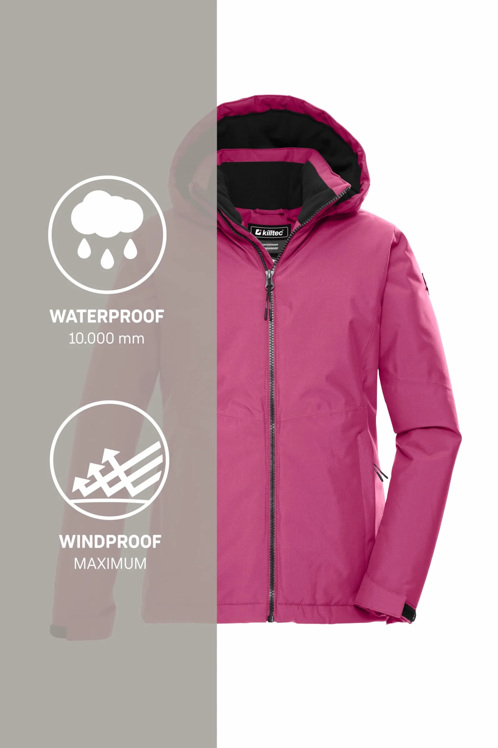 Killtec Kids Chaqueta funcional con capucha Niñas