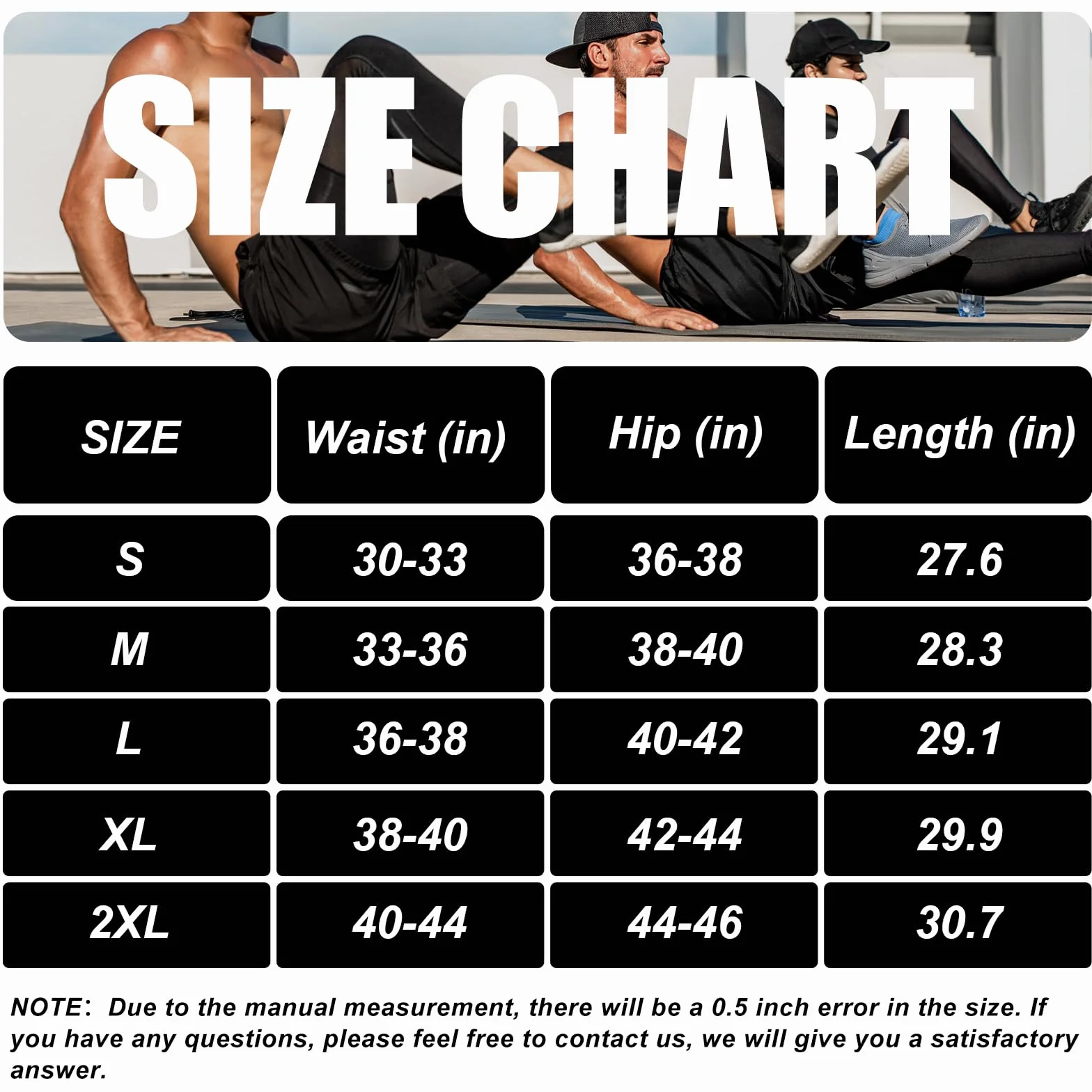 HYCOPROT 3/4 Pantalones de Compresión para Hombres con Bolsillos, Deportivos para Correr, Entrenamiento, Yoga y Baloncesto