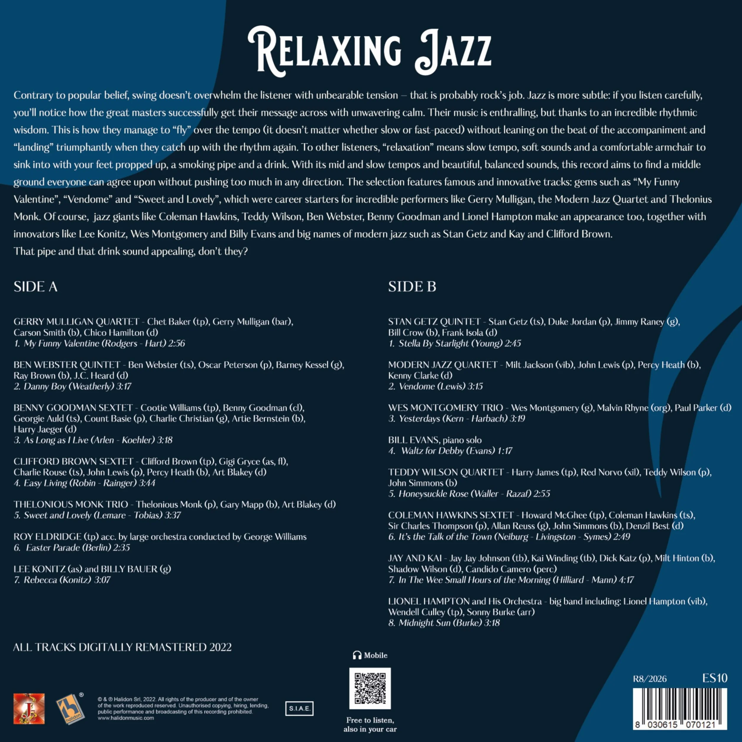 Jazz Relajante Benny Goodman Thelonious Monk Lionel Hampton Ben Webster