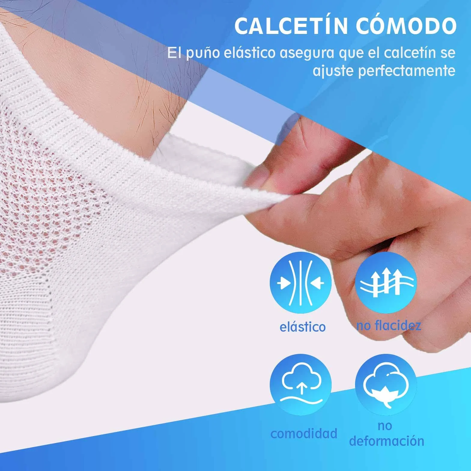 PUTUO Calcetines con Dedos de Deporte para Hombre: Calcetines Dedos Separados Tobilleros de Running Algodón Transpirables 5 Pares