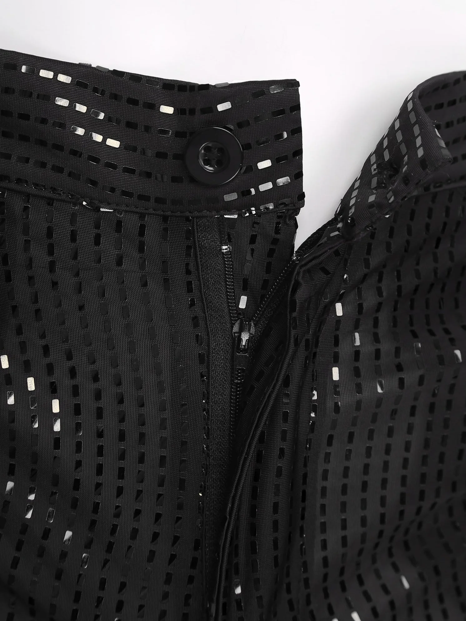 Choomomo Pantalones retro años 70 80 para hombre, brillantes, jazz, baile escénico