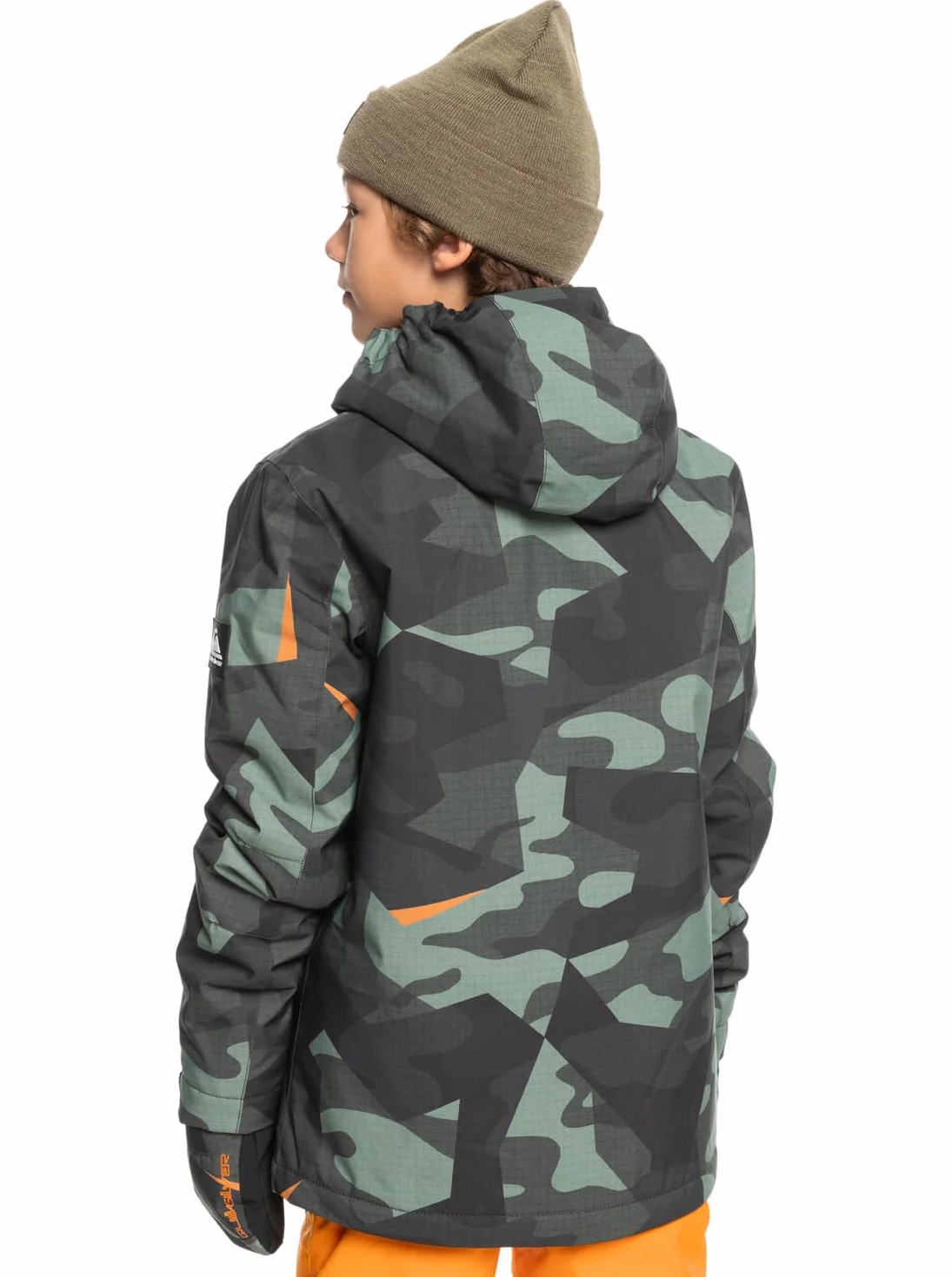 Quiksilver Boy's Mission Printed Shell Jacket